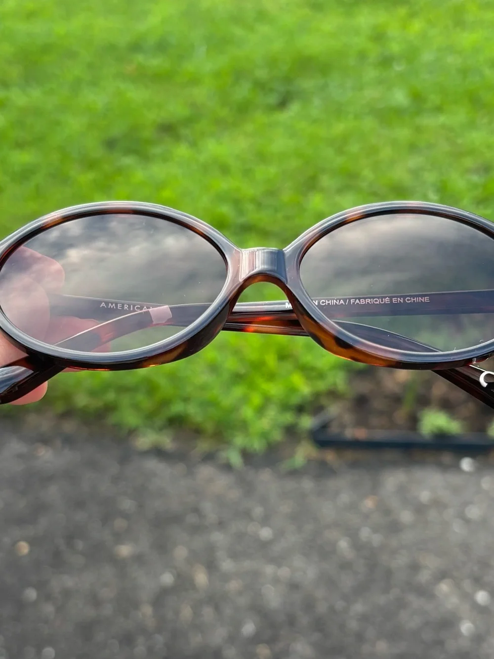 American Eagle skinny oval sunglasses